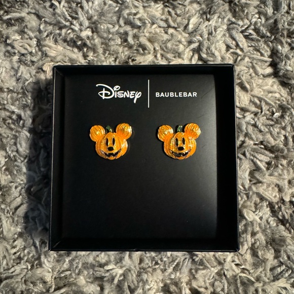 Disney Pumpkin Earrings - Orange - Picture 1 of 1